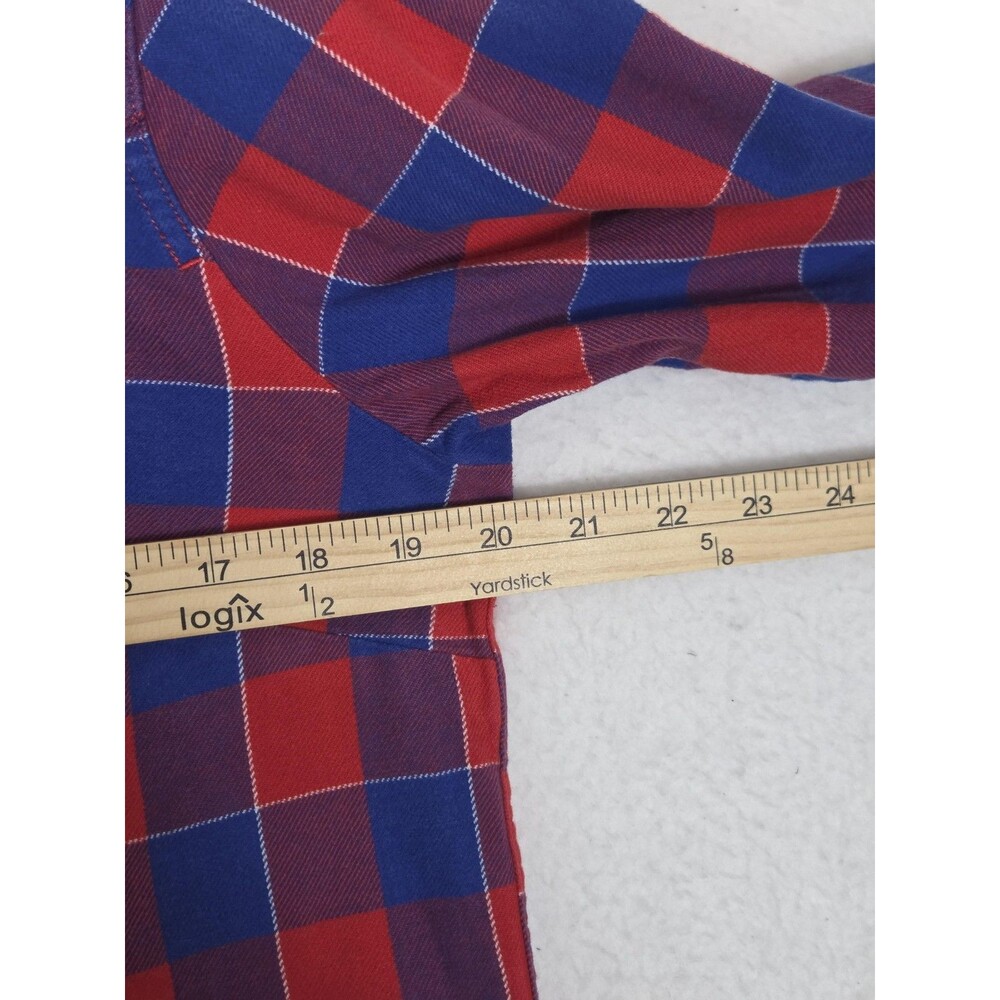 Buffalo Bills x NFL‎ Shirt Mens Large Red Blue Football Levi's Plaid Flannel - Picture 4 of 11